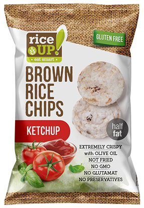 Rýžové chipsy s kečupem 60g (18)