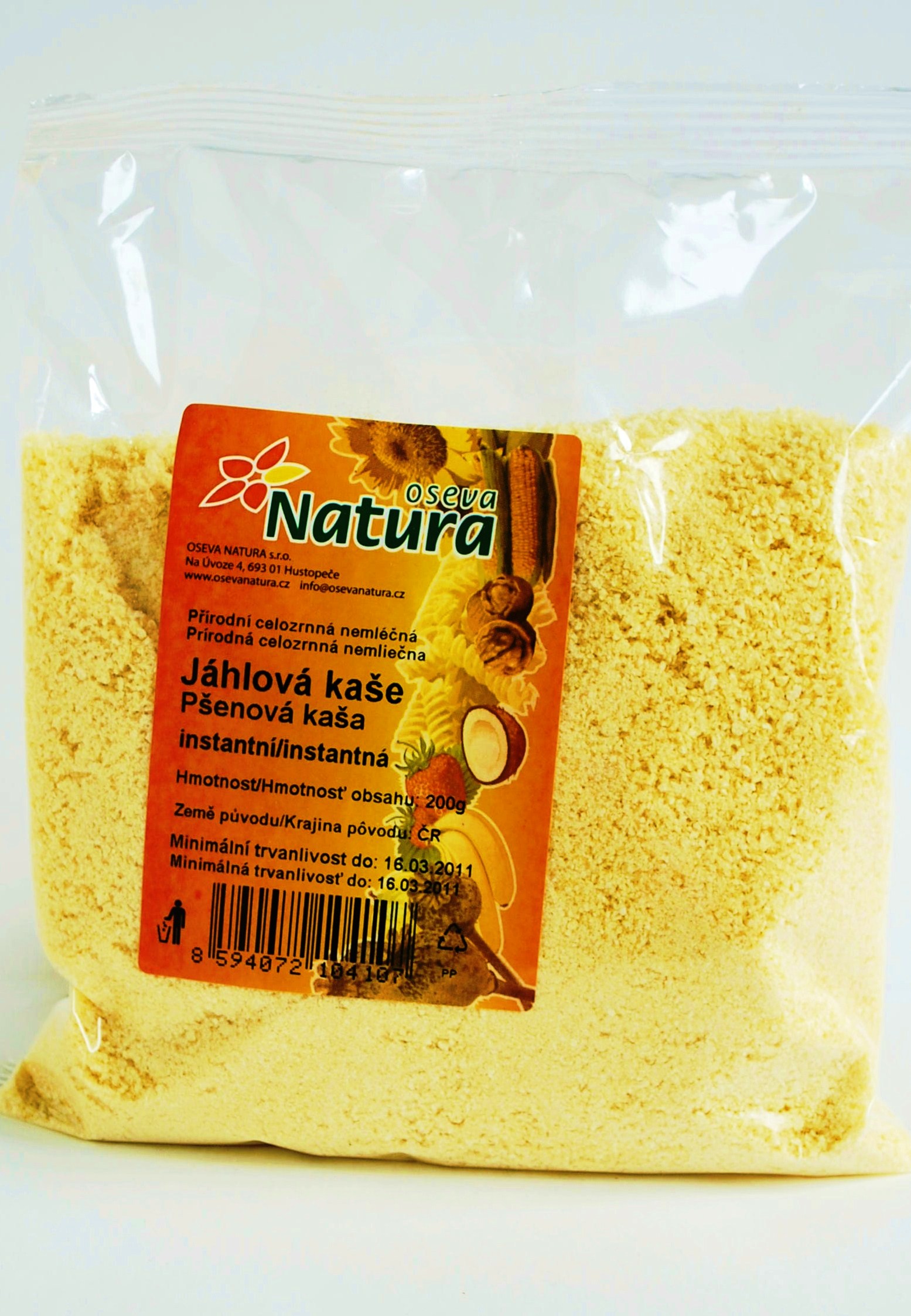 Kaše jáhlová instantní 200g (Fyton)